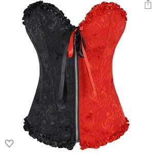Halloween Gothic Bustiers Top Lace up Corset